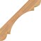 Ekena Millwork 3 1/2"W x 28"D x 28"H Olympic Smooth Knee Brace, Western Red Cedar BRC04X28X28OLY00SWR - alternate 2